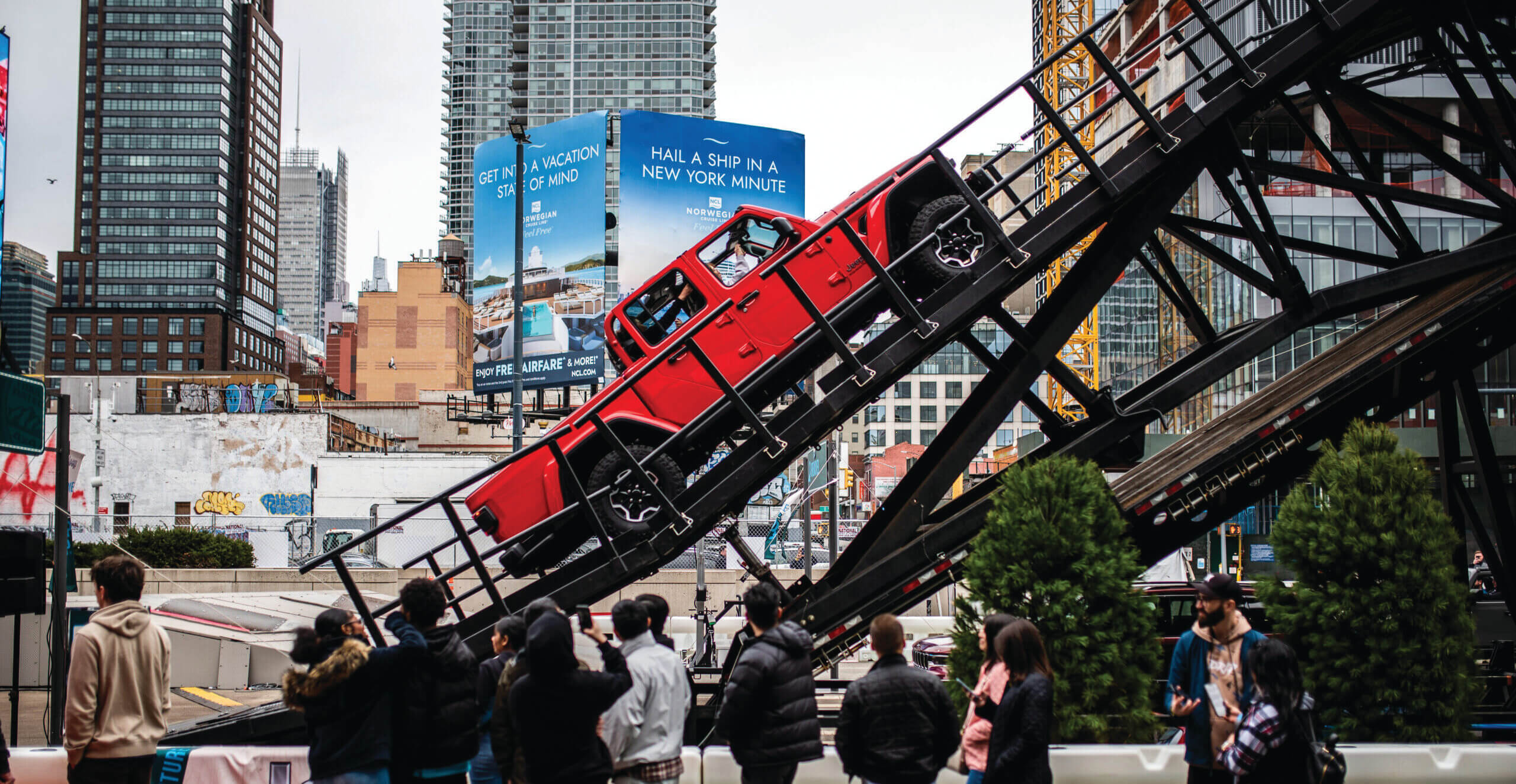 New York International auto show test drive